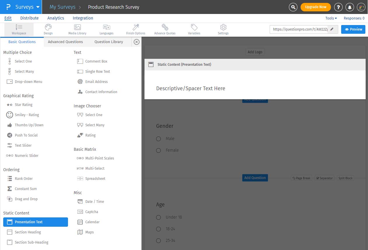 Survey Software Help Image