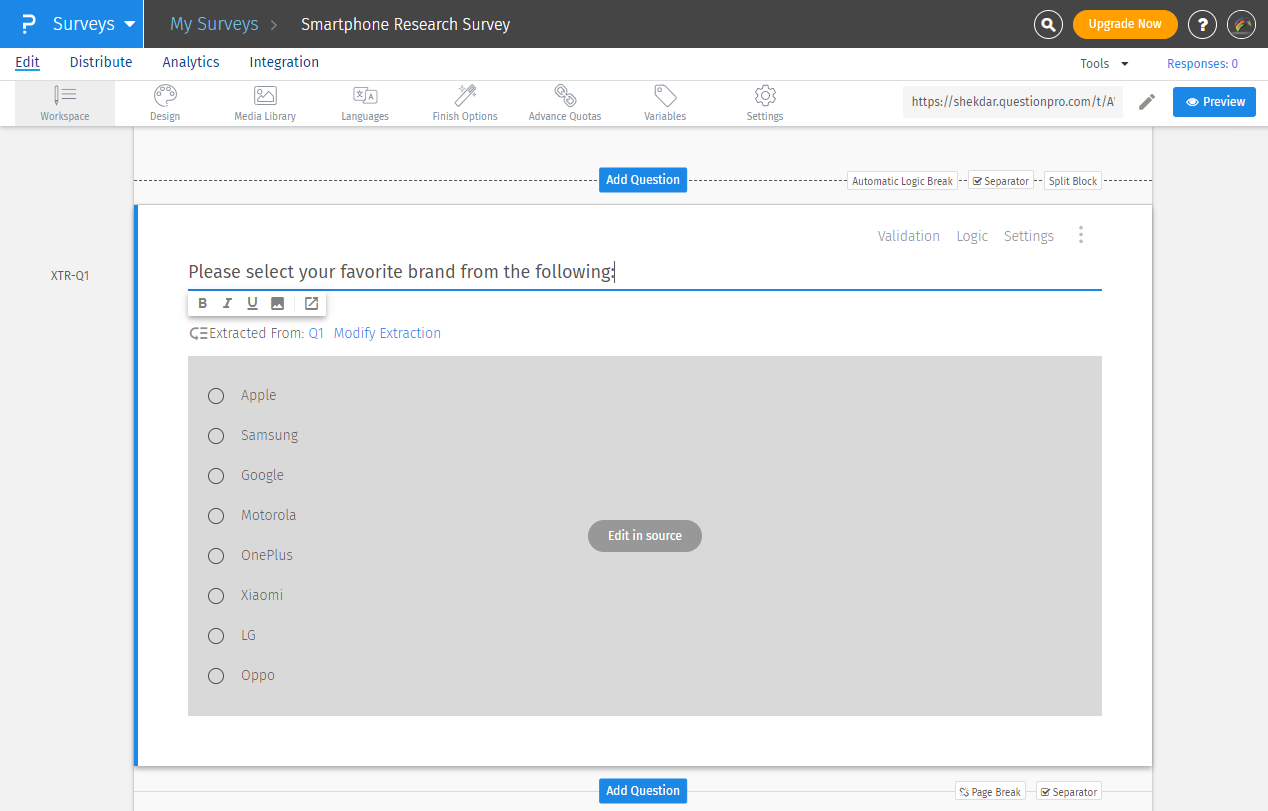 Survey Software Help Image